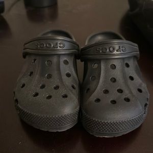 Boys Black Crocs